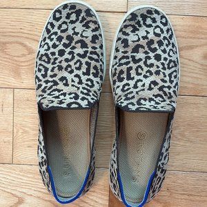 Rothy's Sneaker Leopard Print Women's Size 10.5